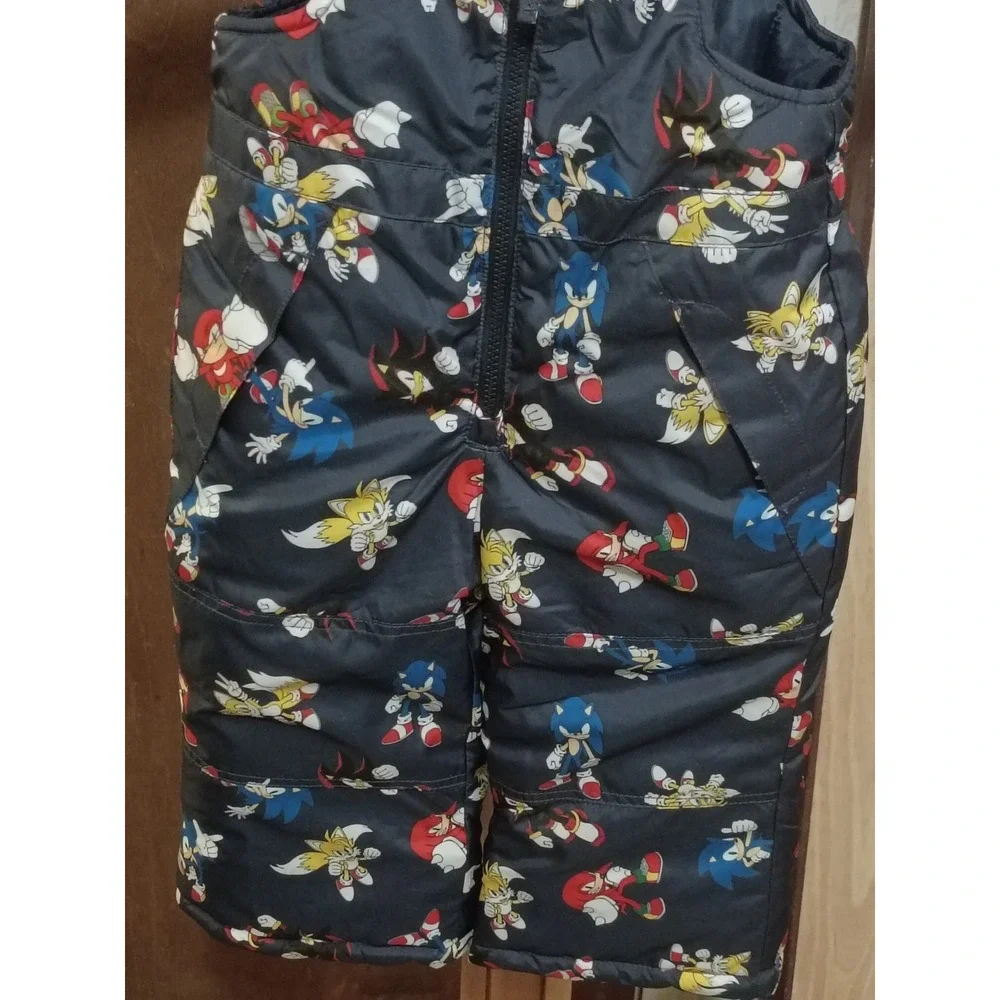 Sonic Kids Snow Pants Bips Printed & Water Resistant Kids‎ Snow Suit Size 3T.